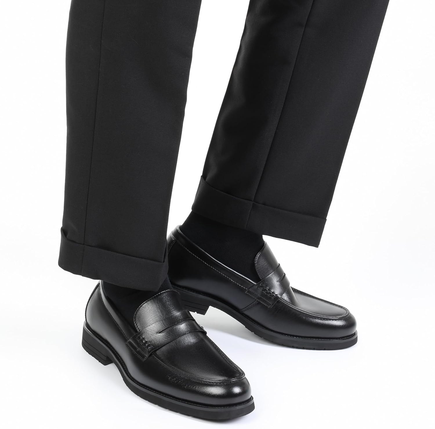image:imageBruno Marc Mens Dress Slipon Penny Loafers Business Formal ShoesBlack