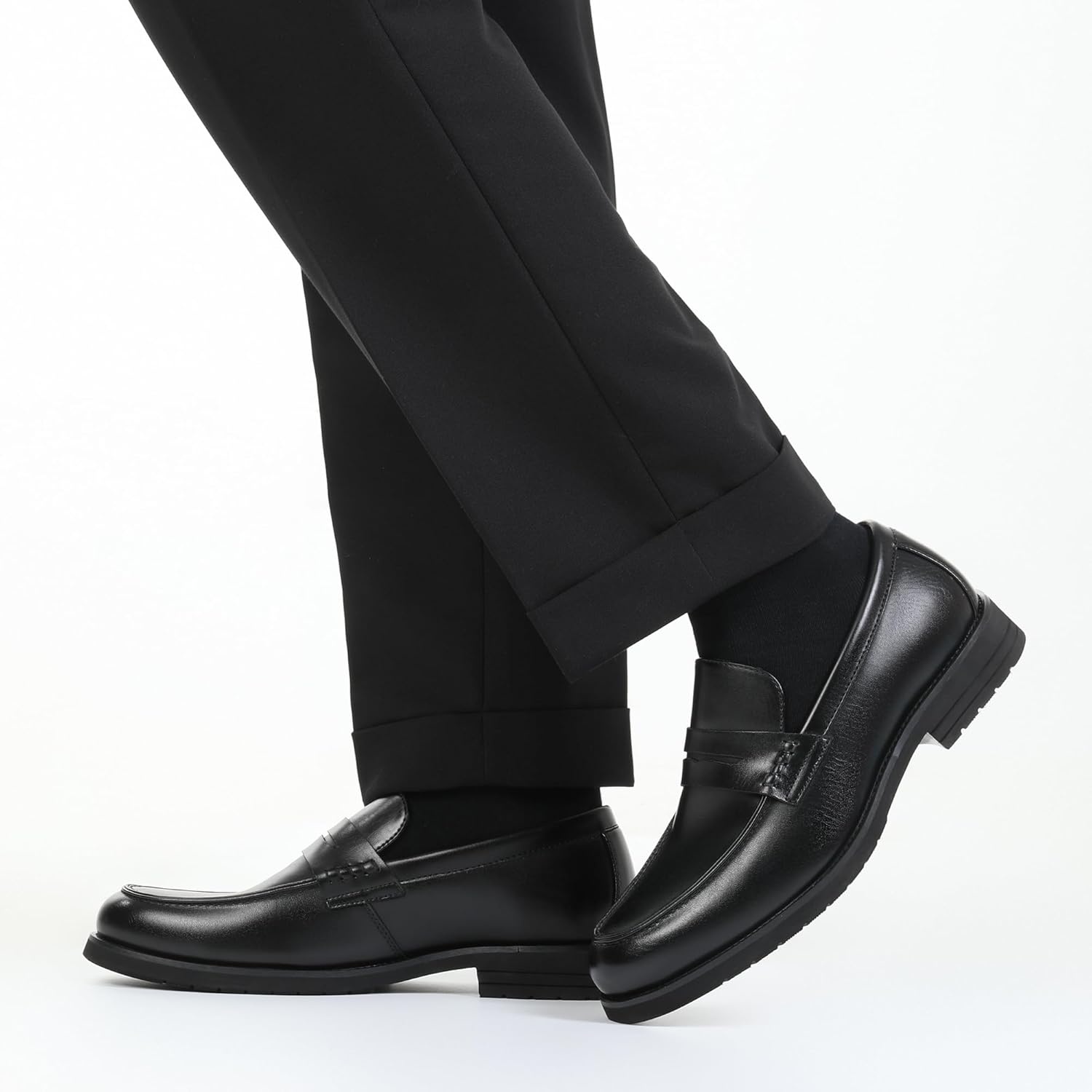 image:imageBruno Marc Mens Dress Slipon Penny Loafers Business Formal ShoesBlack