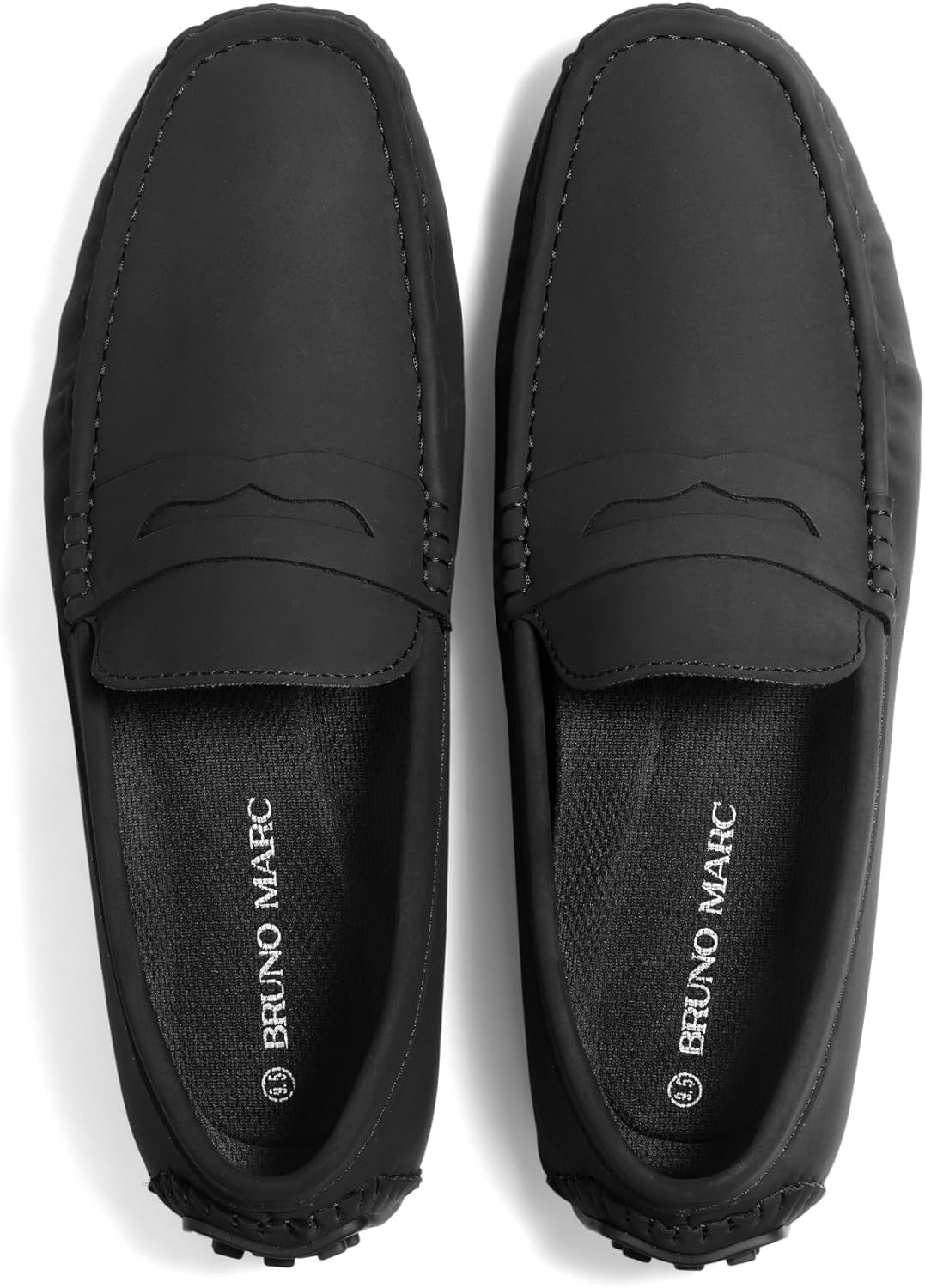 image:imageBruno Marc Mens Slipon Penny Loafer Suede Driving ShoesBlack