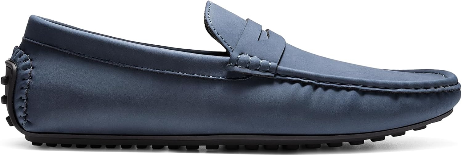 image:imageBruno Marc Mens Slipon Penny Loafer Suede Driving ShoesDark Blue