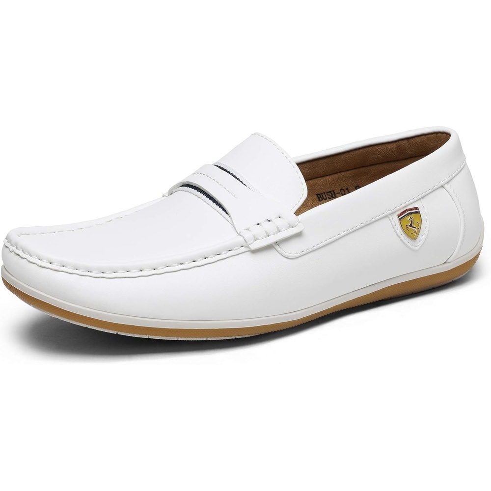 image:imageBruno Marc Mens Bush Driving Loafers Moccasins ShoesWhite
