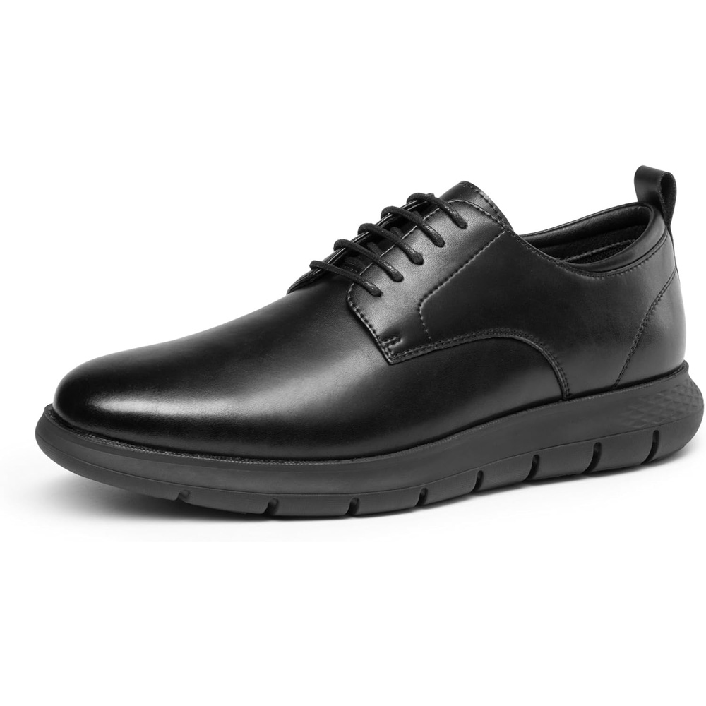 image:imageBruno Marc Mens Casual Dress Sneakers Formal Business Shoes AllDay Comfort Lightweight Cushioning Oxfords Crossflex CrestLiteAll Black