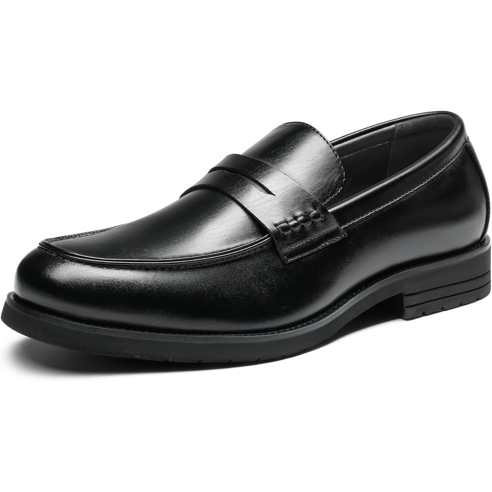 image:imageBruno Marc Mens Dress Slipon Penny Loafers Business Formal ShoesBlack