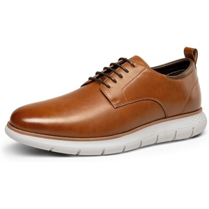 image:imageBruno Marc Mens Casual Dress Sneakers Formal Business Shoes AllDay Comfort Lightweight Cushioning Oxfords Crossflex CrestLiteBrown