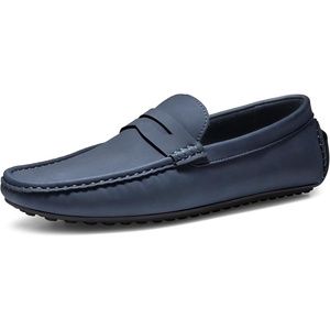 image:imageBruno Marc Mens Slipon Penny Loafer Suede Driving ShoesDark Blue