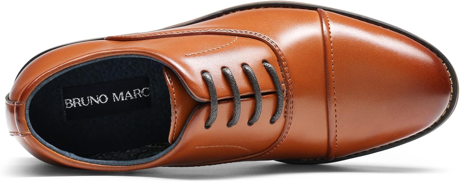 image:imageBruno Marc Boys Classic Oxfords Dress ShoesBrown