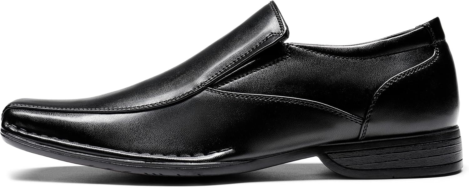 image:imageBruno Marc Mens Classic SquareToe Slipon Loafers01black