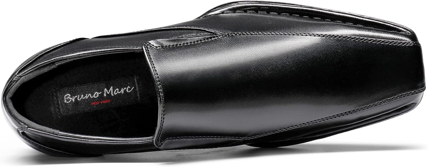 image:imageBruno Marc Mens Classic SquareToe Slipon LoafersBlack