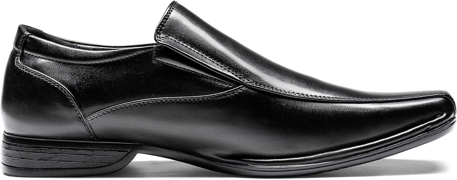 image:imageBruno Marc Mens Classic SquareToe Slipon LoafersBlack