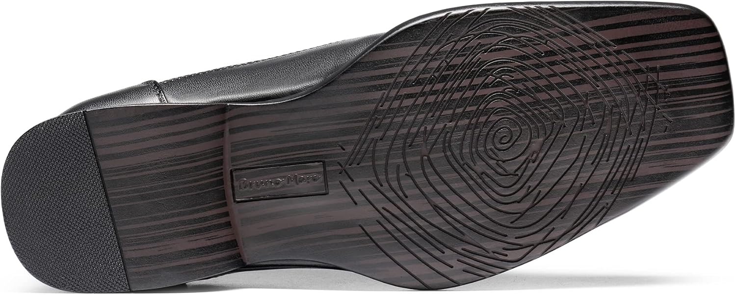 image:imageBruno Marc Mens Classic SquareToe Slipon LoafersBlack