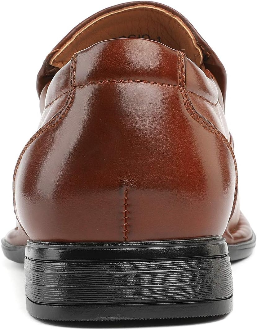 image:imageBruno Marc Mens Classic SquareToe Slipon LoafersBrown