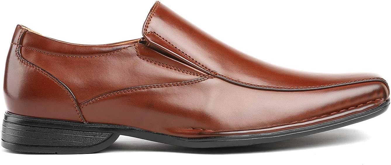 image:imageBruno Marc Mens Classic SquareToe Slipon LoafersBrown