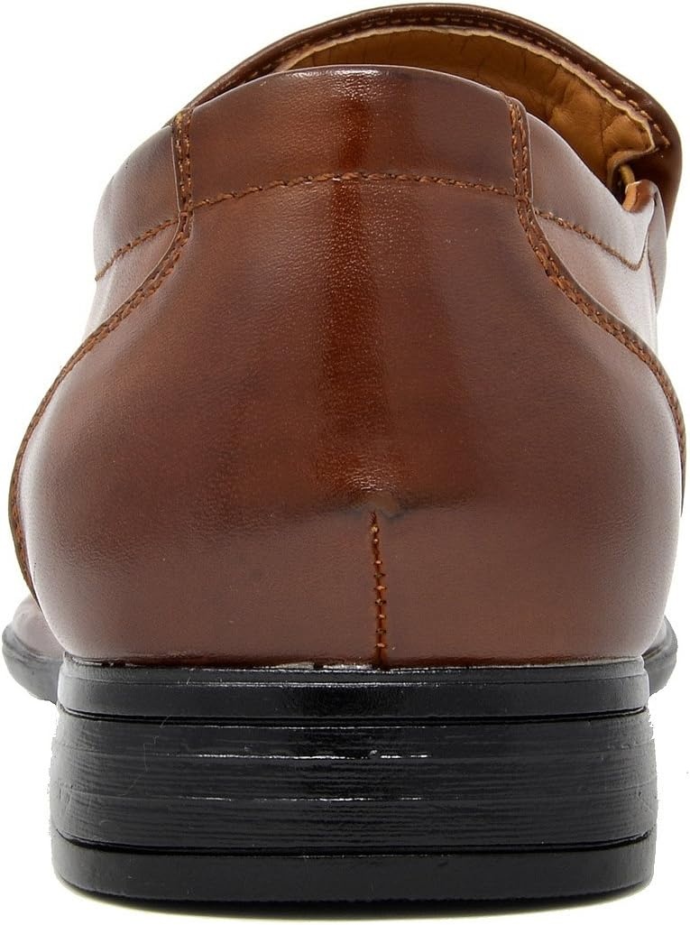 image:imageBruno Marc Mens Classic SquareToe Slipon LoafersBrown