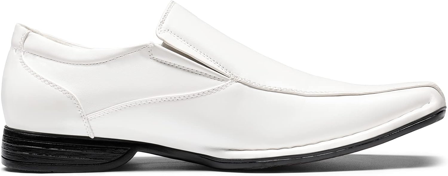 image:imageBruno Marc Mens Classic SquareToe Slipon LoafersWhite