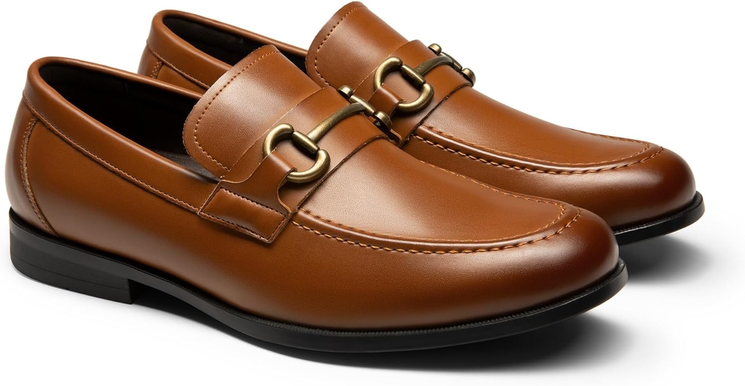 image:imageBruno Marc Mens Dress Loafers Slipon Formal ShoesBrown