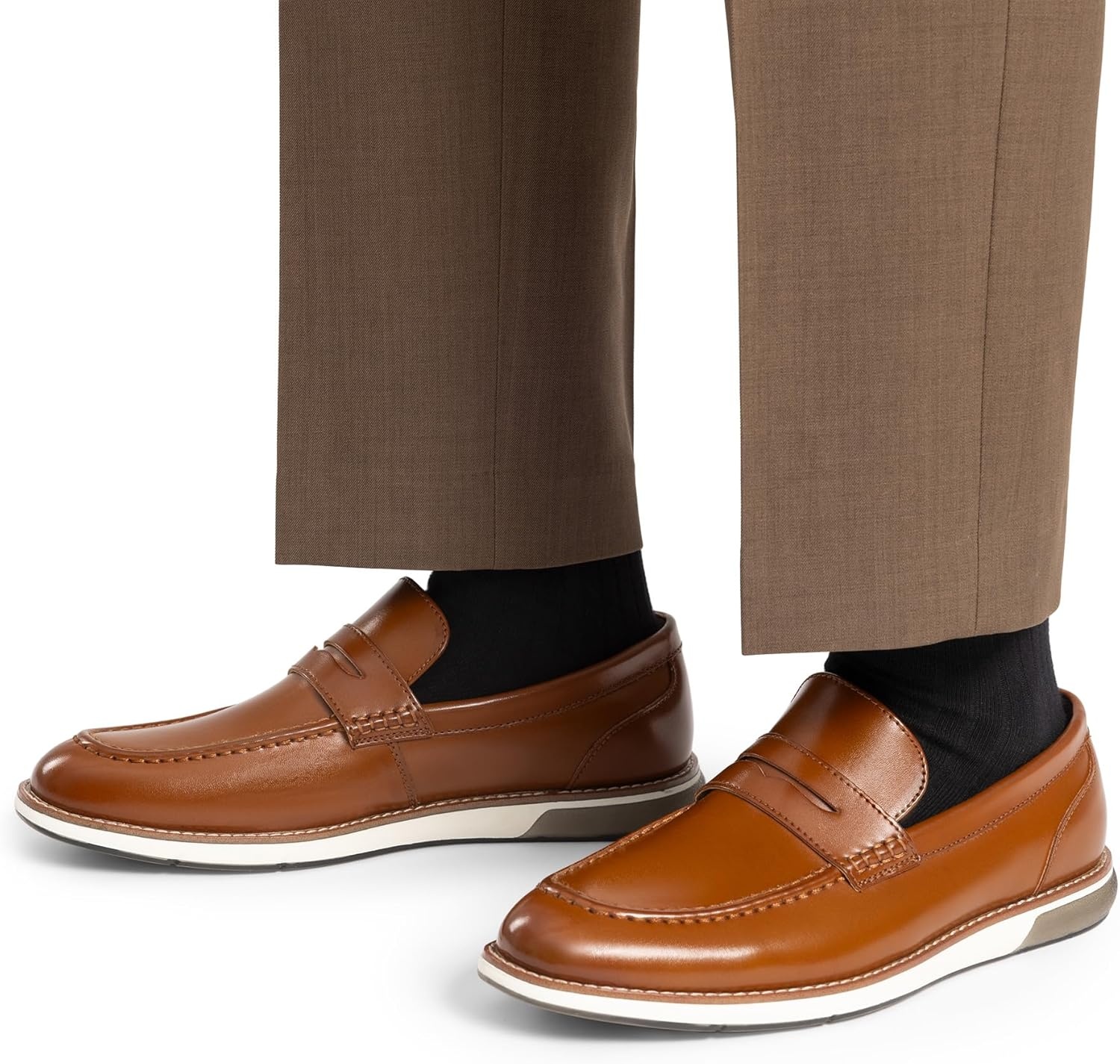 image:imageBruno Marc Mens Dress Penny Loafer Slipon ShoesBrown