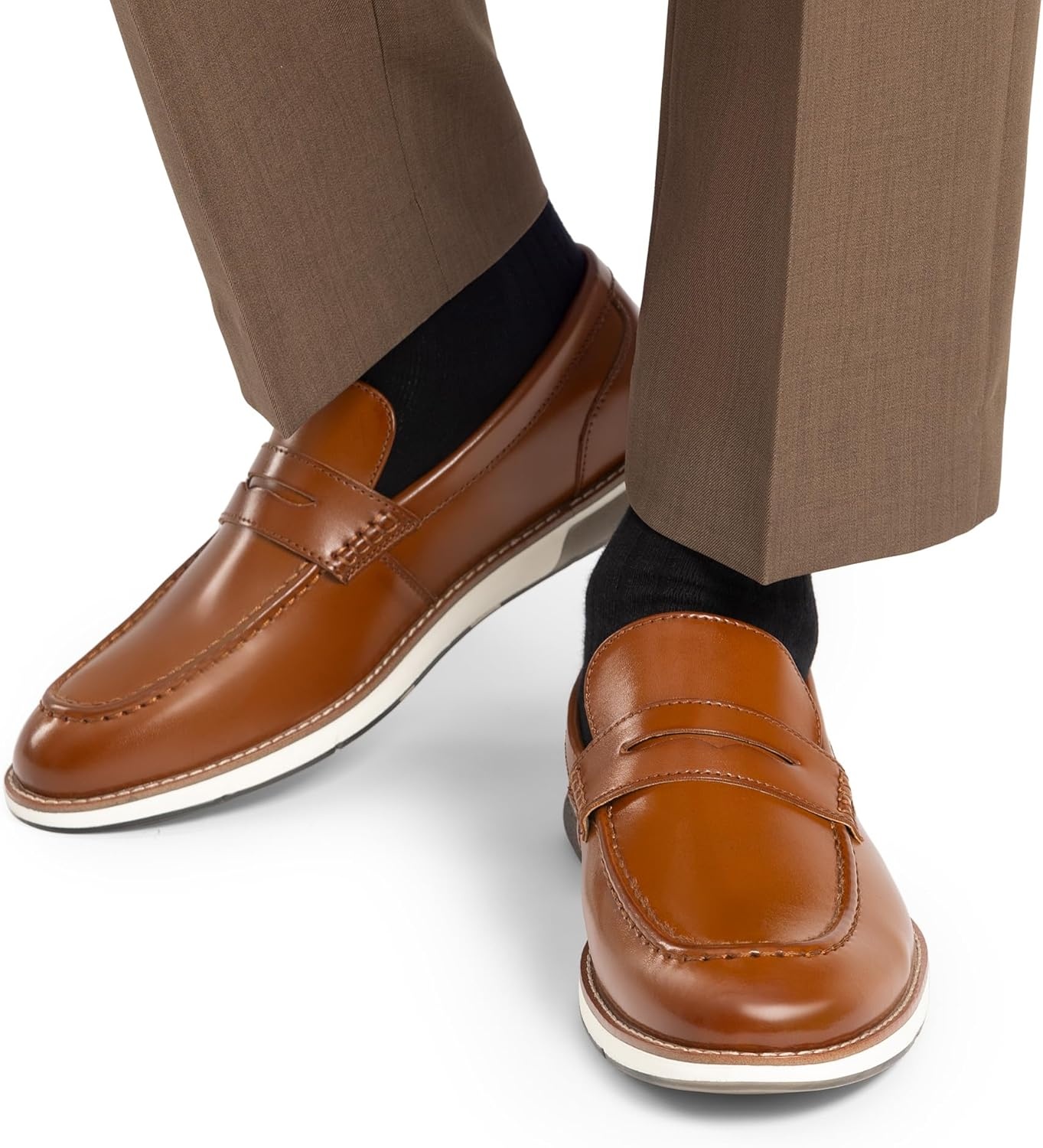 image:imageBruno Marc Mens Dress Penny Loafer Slipon ShoesBrown