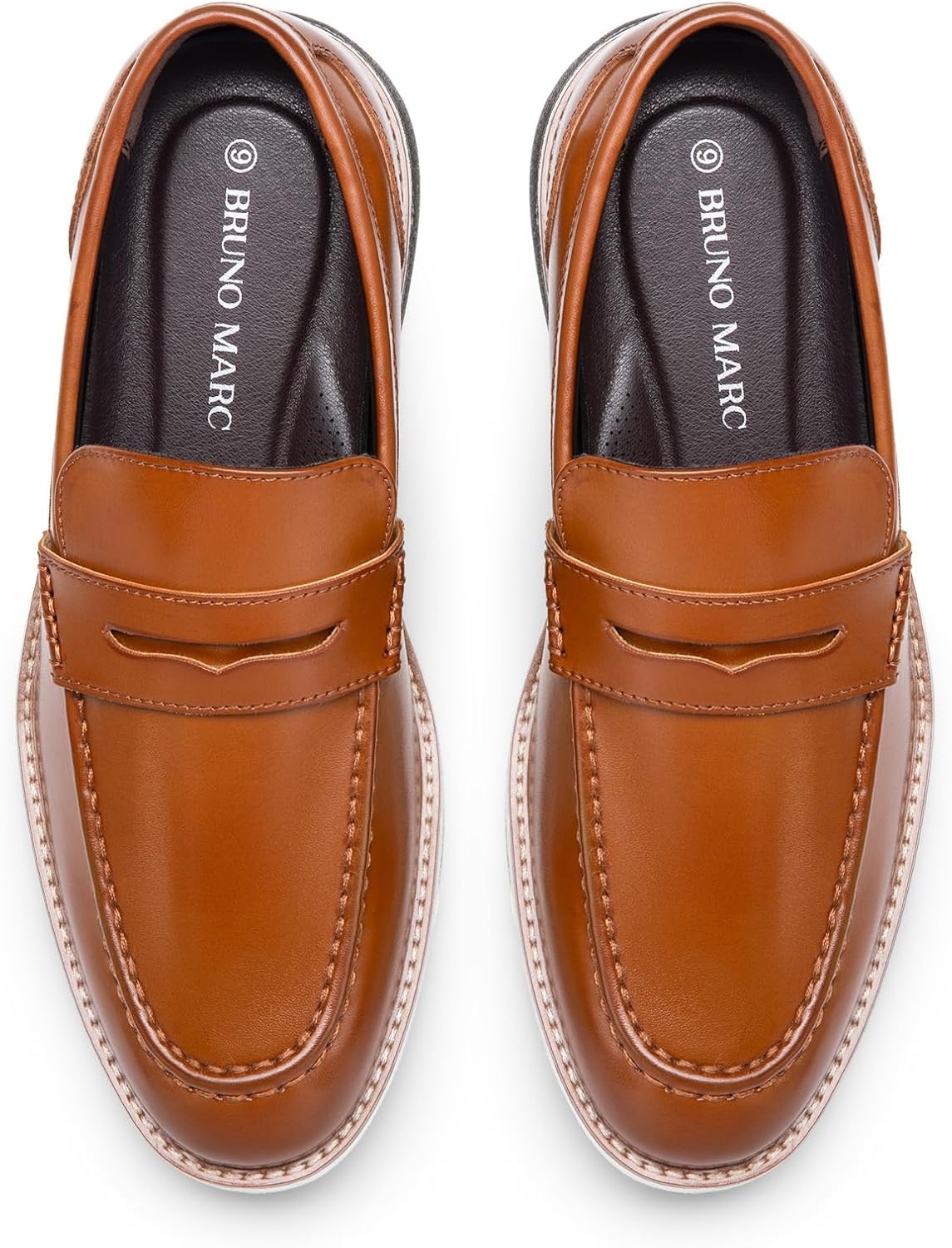 image:imageBruno Marc Mens Dress Penny Loafer Slipon ShoesBrown