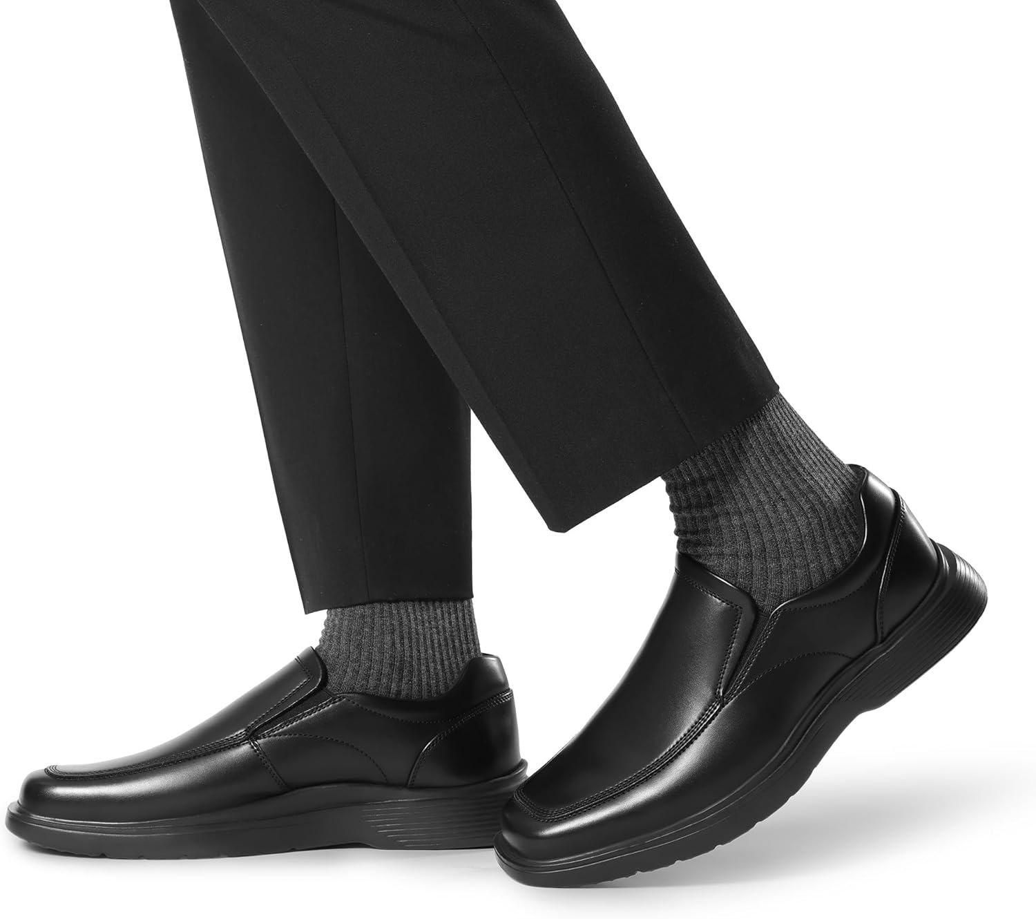 image:imageBruno Marc Mens Dress Shoes Slip On Comfortable Loafers Business Casual ShoesBlack