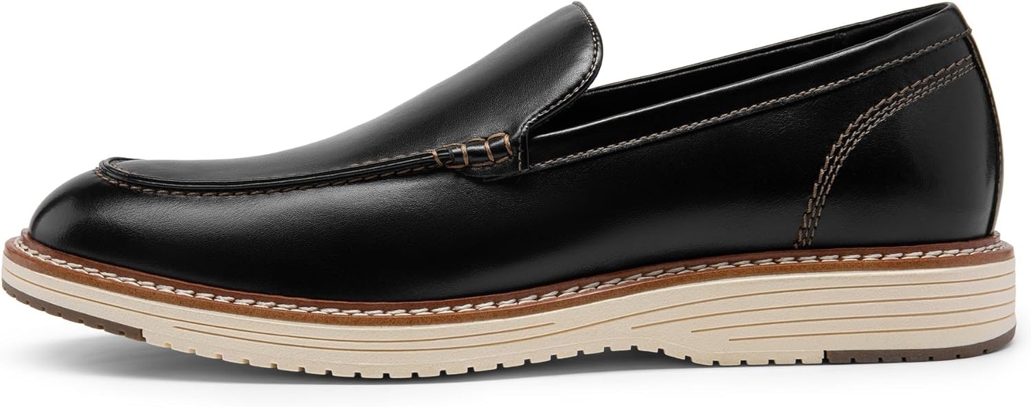 image:imageBruno Marc Mens Dress Slipon Classic Loafers Formal ShoesBlack