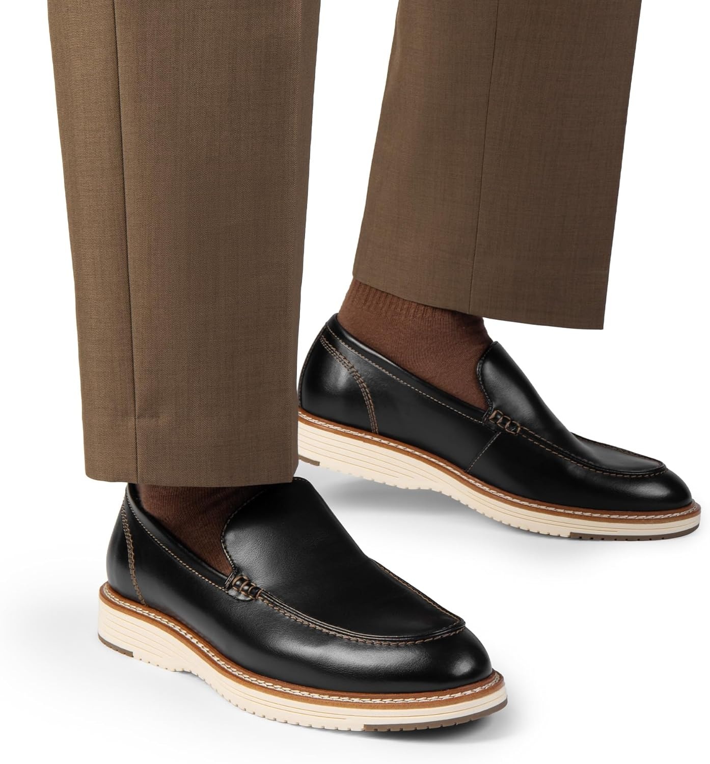 image:imageBruno Marc Mens Dress Slipon Classic Loafers Formal ShoesBlack