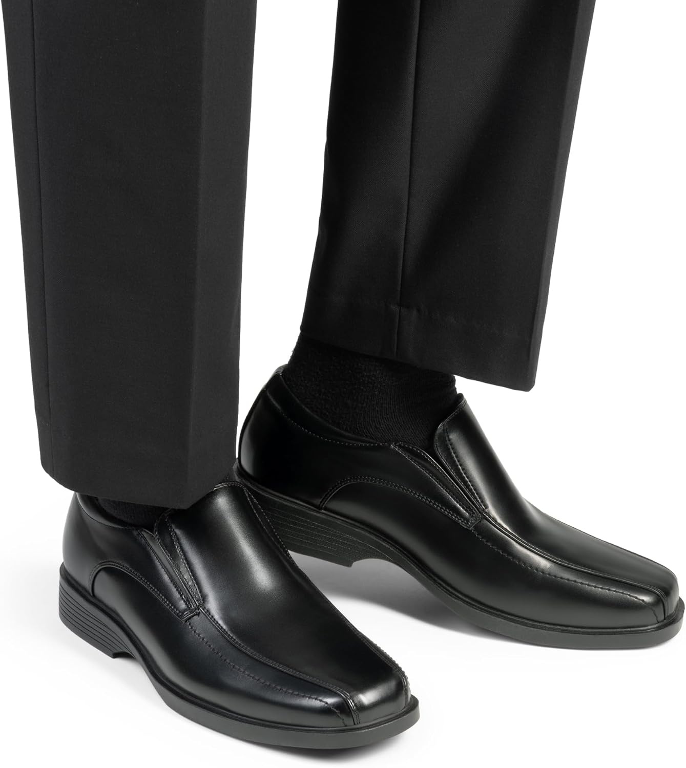 image:imageBruno Marc Mens Square Toe Dress Loafers Formal Shoes5black