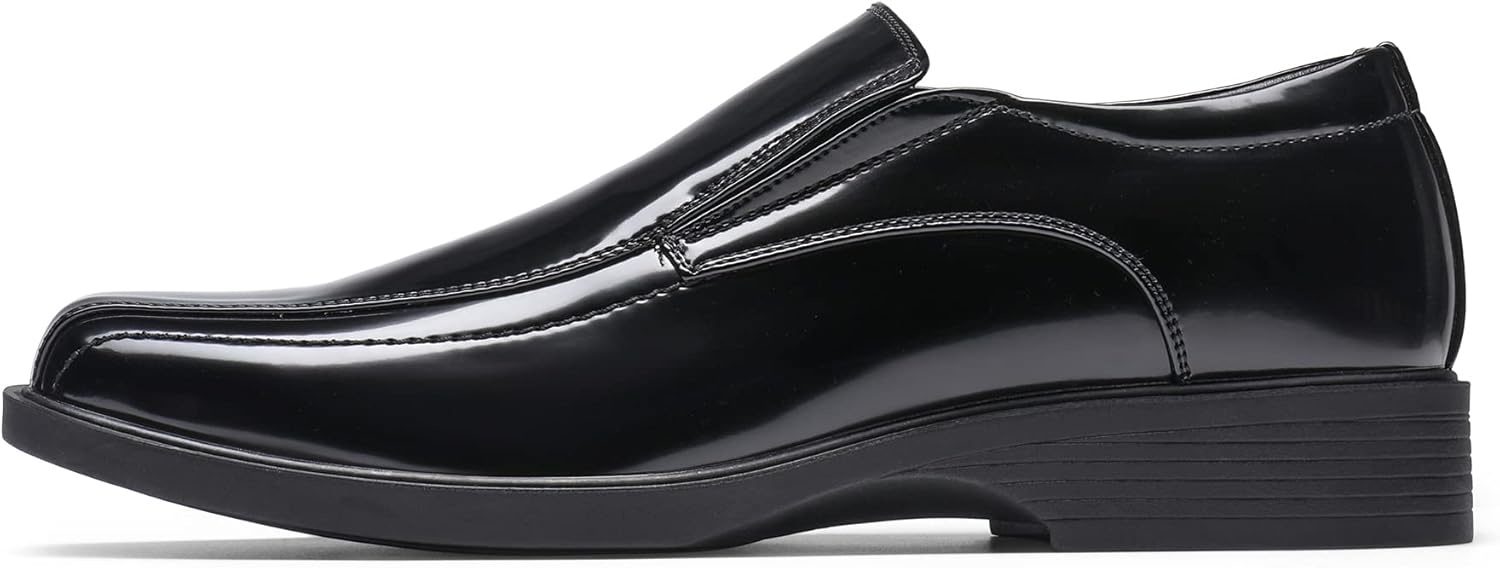 image:imageBruno Marc Mens Square Toe Dress Loafers Formal Shoes5black Pat