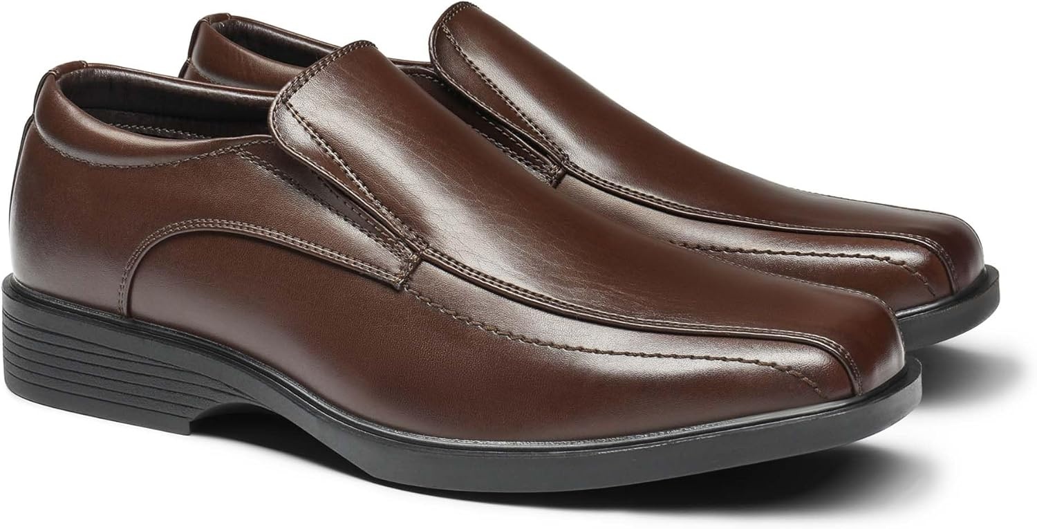 image:imageBruno Marc Mens Square Toe Dress Loafers Formal Shoes5dark Brown