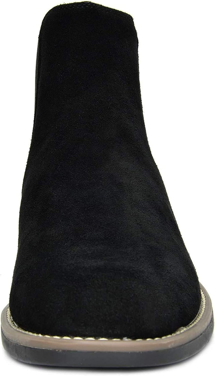 image:imageBruno Marc Mens Suede Leather Chelsea Ankle BootsBlack