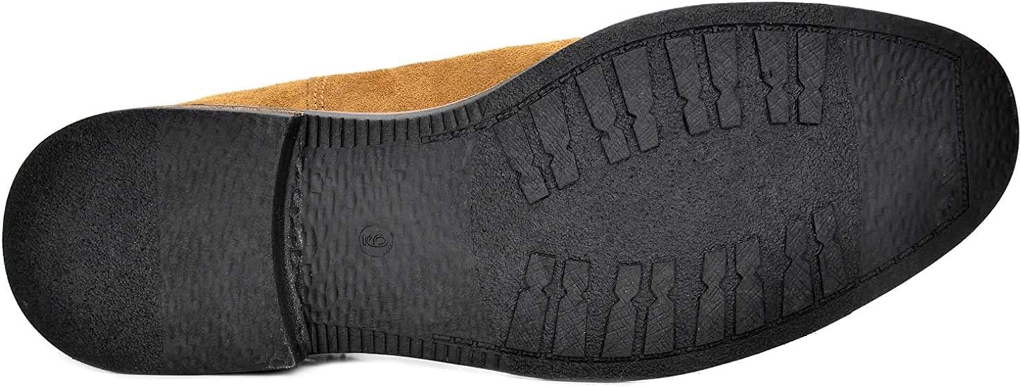 image:imageBruno Marc Mens Suede Leather Chelsea Ankle BootsCamel