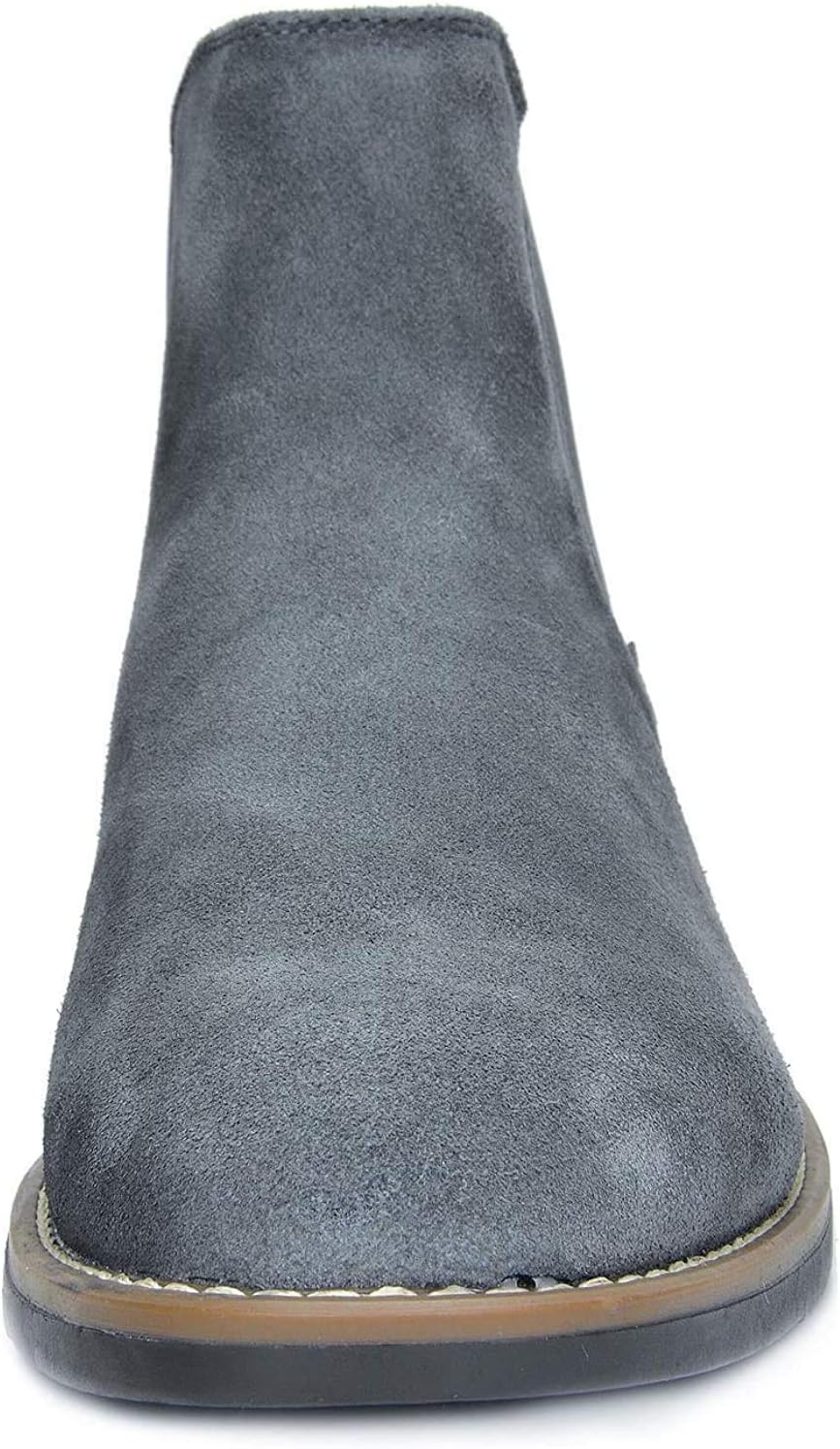 image:imageBruno Marc Mens Suede Leather Chelsea Ankle BootsGrey