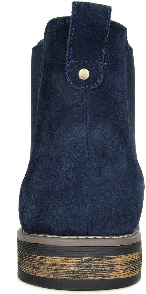 image:imageBruno Marc Mens Suede Leather Chelsea Ankle BootsNavy
