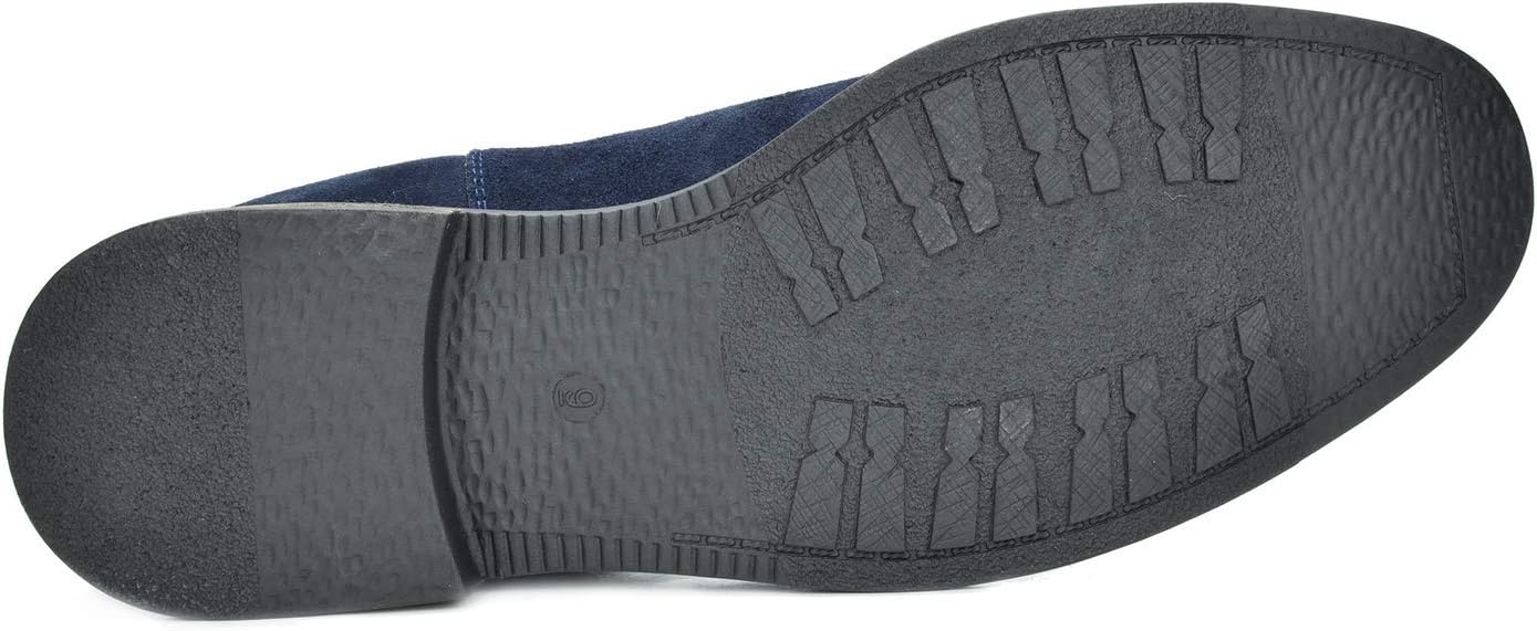 image:imageBruno Marc Mens Suede Leather Chelsea Ankle BootsNavy