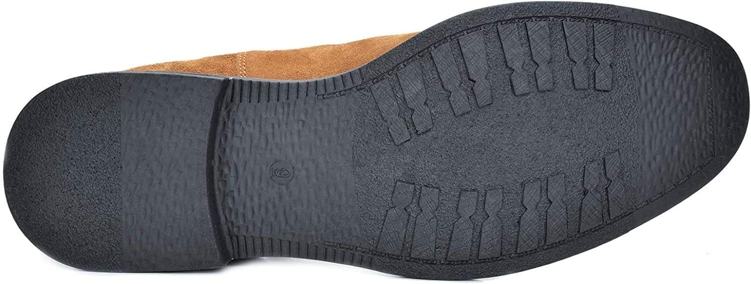 image:imageBruno Marc Mens Suede Leather Chelsea Ankle BootsTan