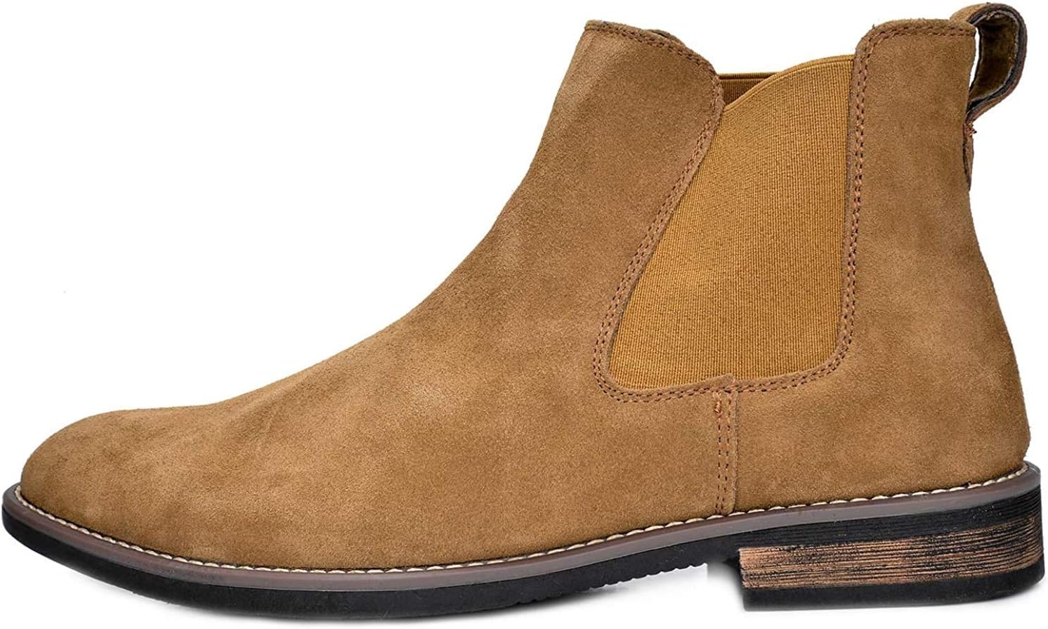 image:imageBruno Marc Mens Suede Leather Chelsea Ankle BootsTan
