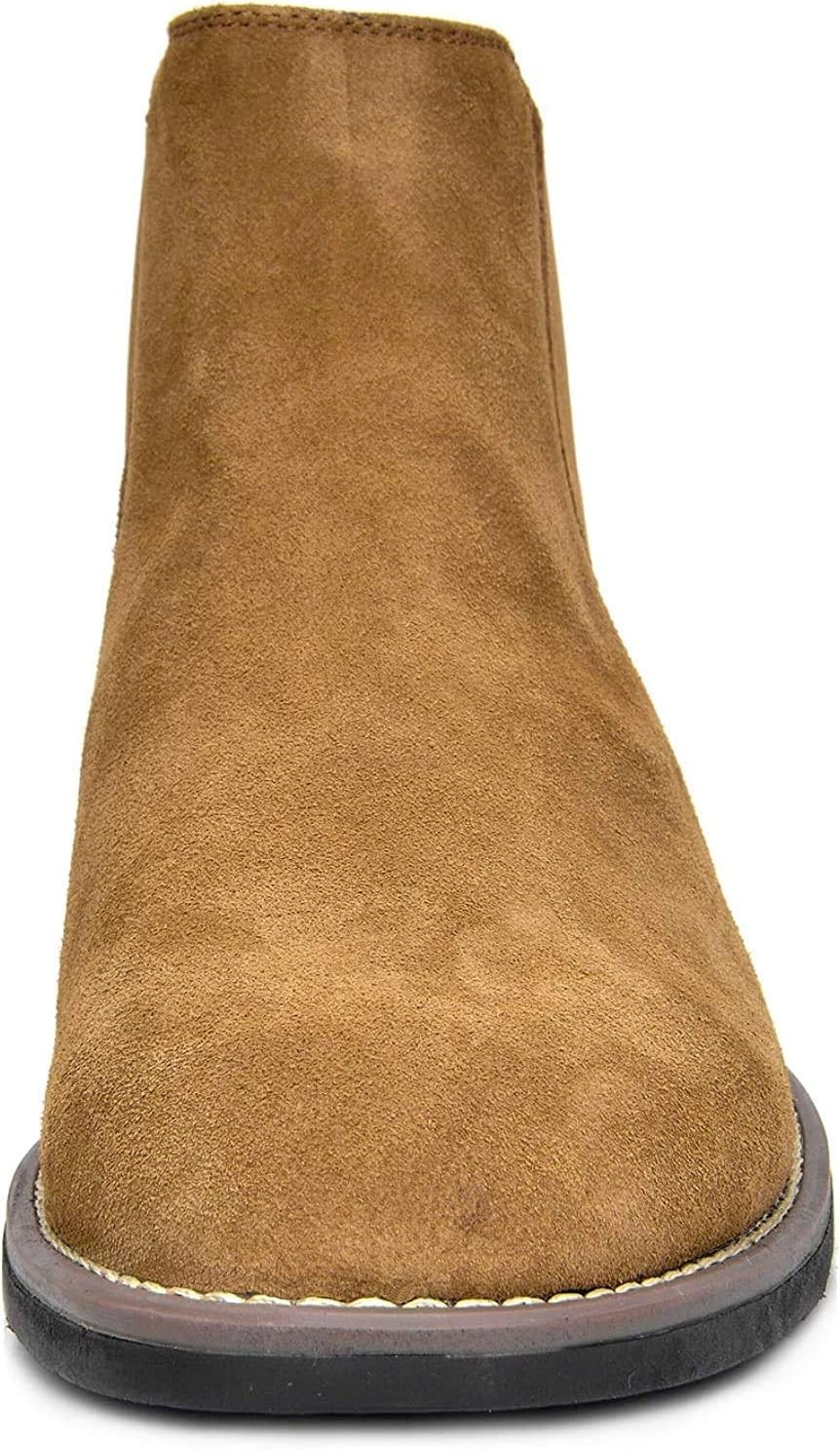 image:imageBruno Marc Mens Suede Leather Chelsea Ankle BootsTan