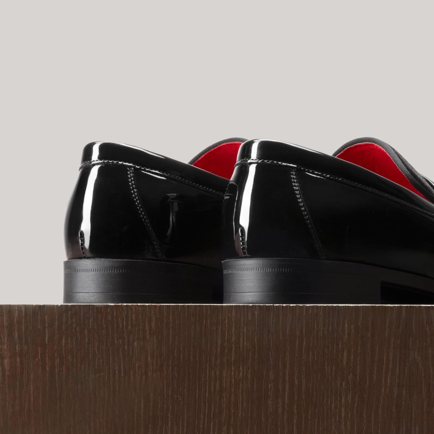 image:imageBruno Marc Mens Tuxedo Patent Loafers Classic Velvet Slipon Dress ShoesBlack
