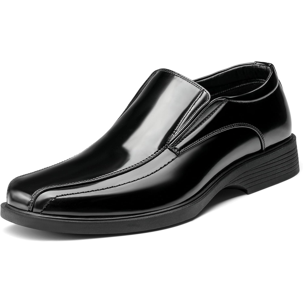 image:imageBruno Marc Mens Square Toe Dress Loafers Formal Shoes5black Pat