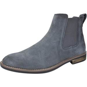 image:imageBruno Marc Mens Suede Leather Chelsea Ankle BootsGrey