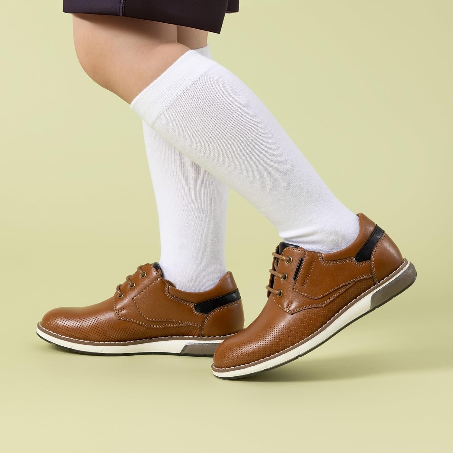 image:imageBruno Marc Boys Casual Dress Oxford Comfort Uniform Formal Fashion Sneaker ShoesBrown