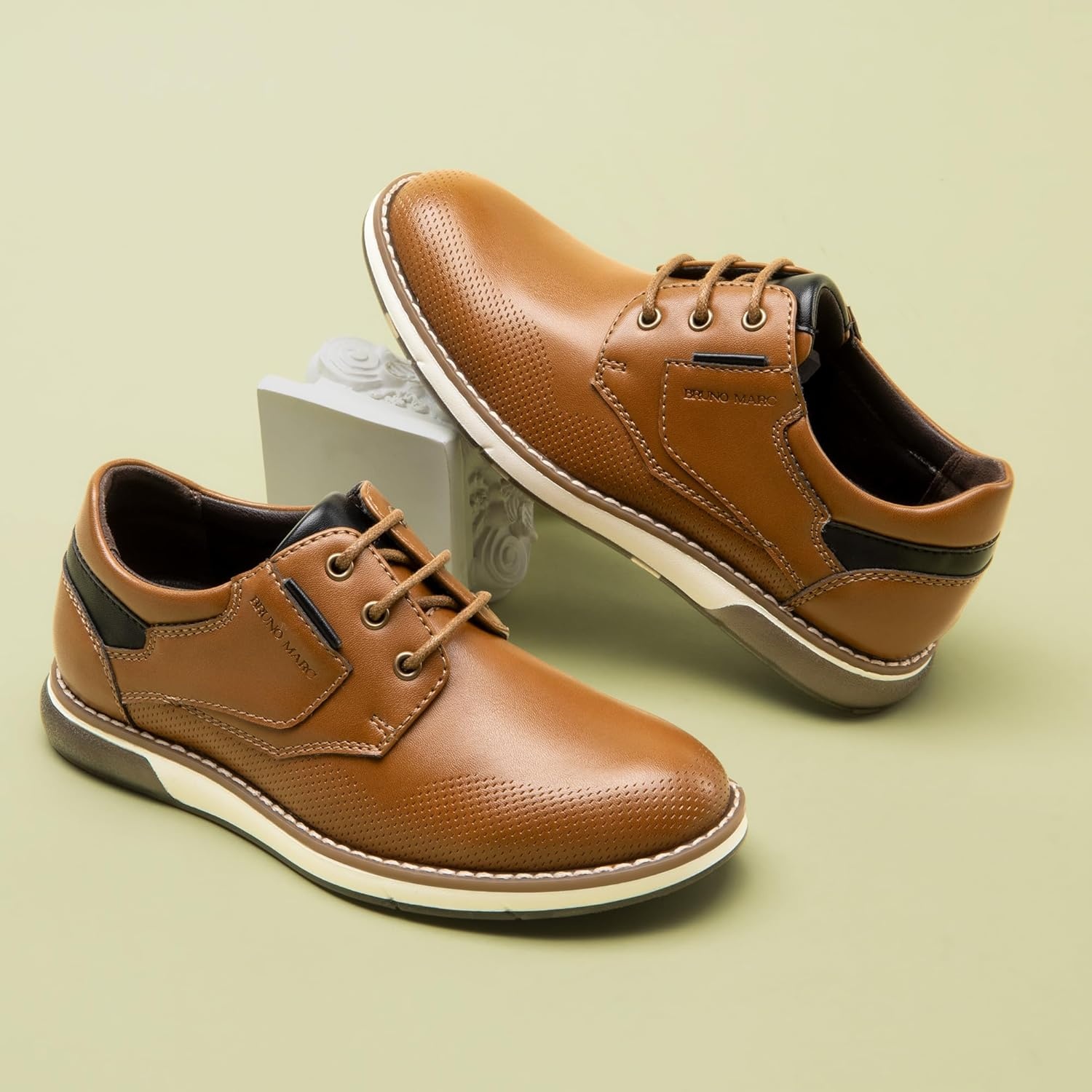 image:imageBruno Marc Boys Casual Dress Oxford Comfort Uniform Formal Fashion Sneaker ShoesBrown