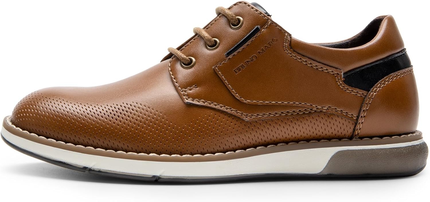 image:imageBruno Marc Boys Casual Dress Oxford Comfort Uniform Formal Fashion Sneaker ShoesBrown