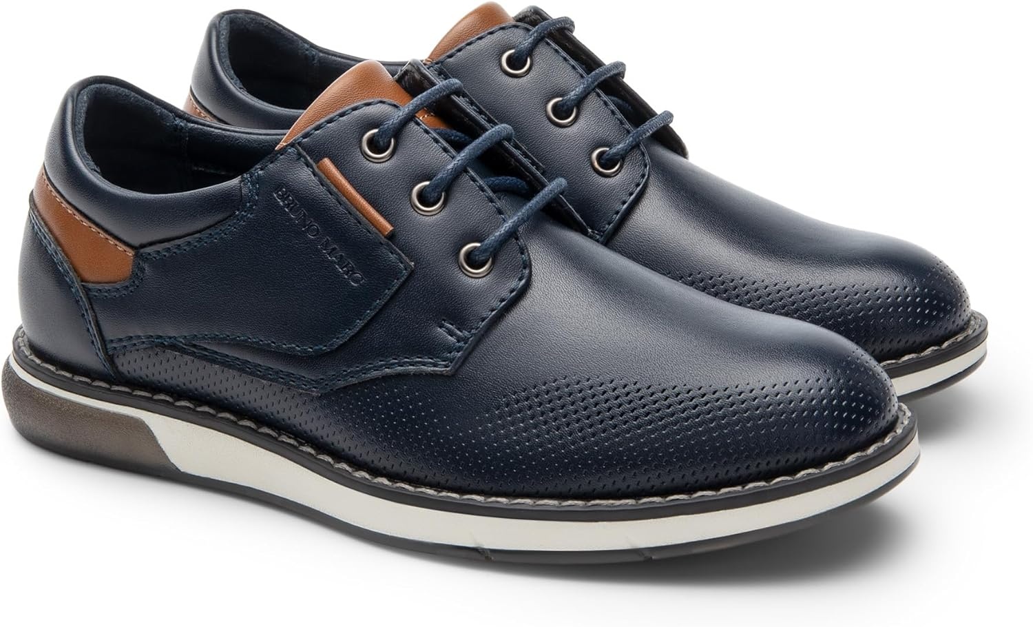 image:imageBruno Marc Boys Casual Dress Oxford Comfort Uniform Formal Fashion Sneaker ShoesNavy