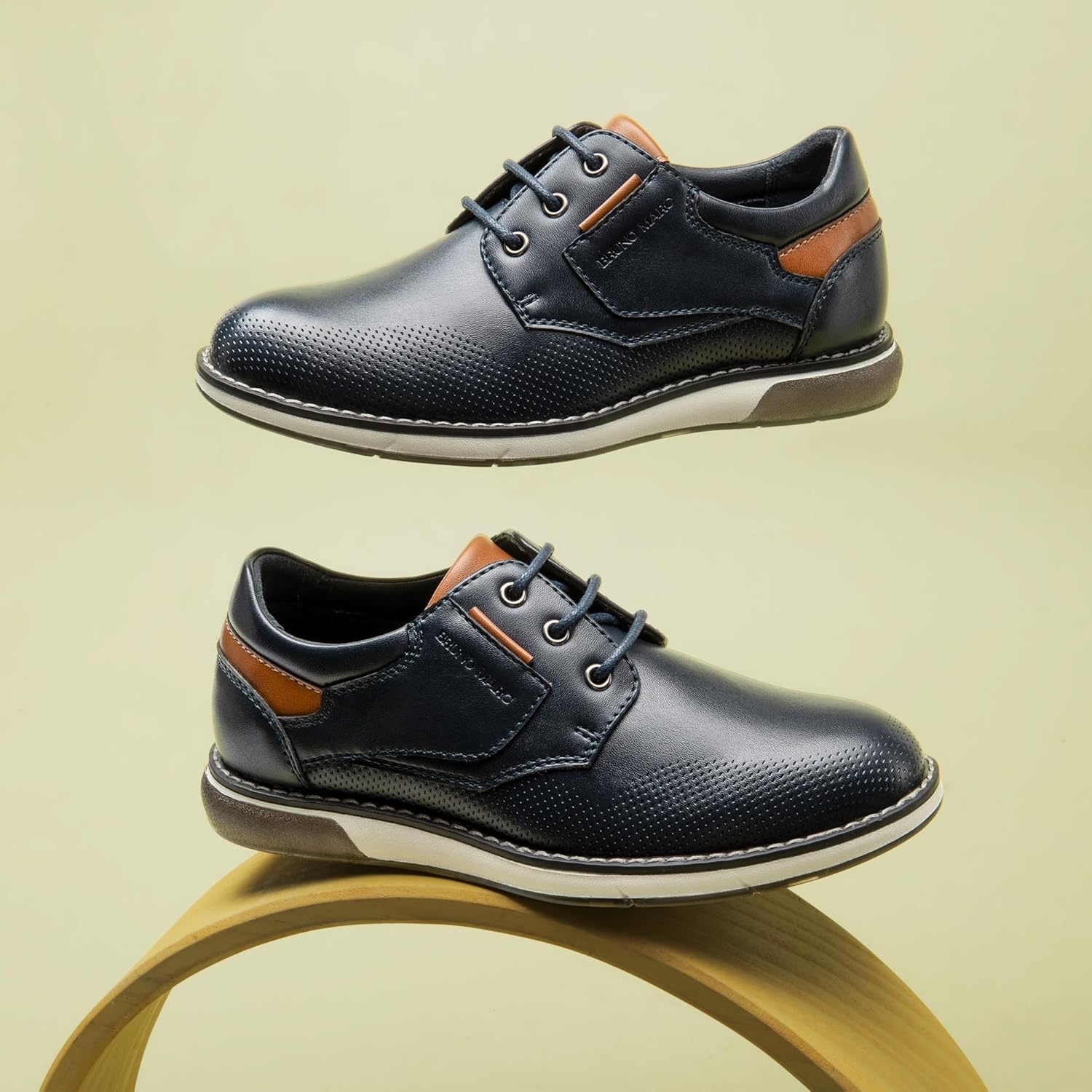 image:imageBruno Marc Boys Casual Dress Oxford Comfort Uniform Formal Fashion Sneaker ShoesNavy