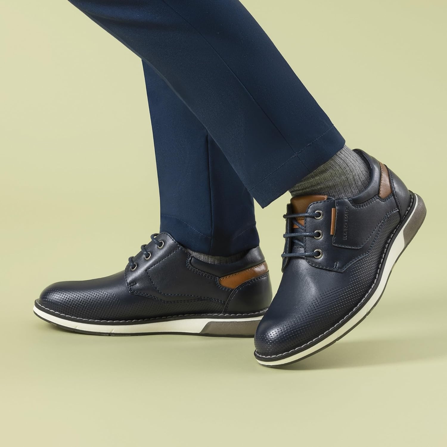 image:imageBruno Marc Boys Casual Dress Oxford Comfort Uniform Formal Fashion Sneaker ShoesNavy