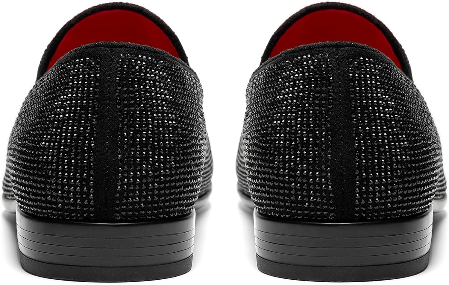 image:imageBruno Marc Mens Rhinestone Prom Tuxedo Shoes Tassel Dress Loafers Slip on Formal Shoes for Wedding Party GraduationBlack