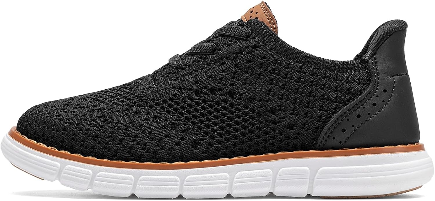 image:imageBruno Marc Boys Mesh Dress Sneakers Oxfords Casual LaceUp Lightweight ShoesBlack