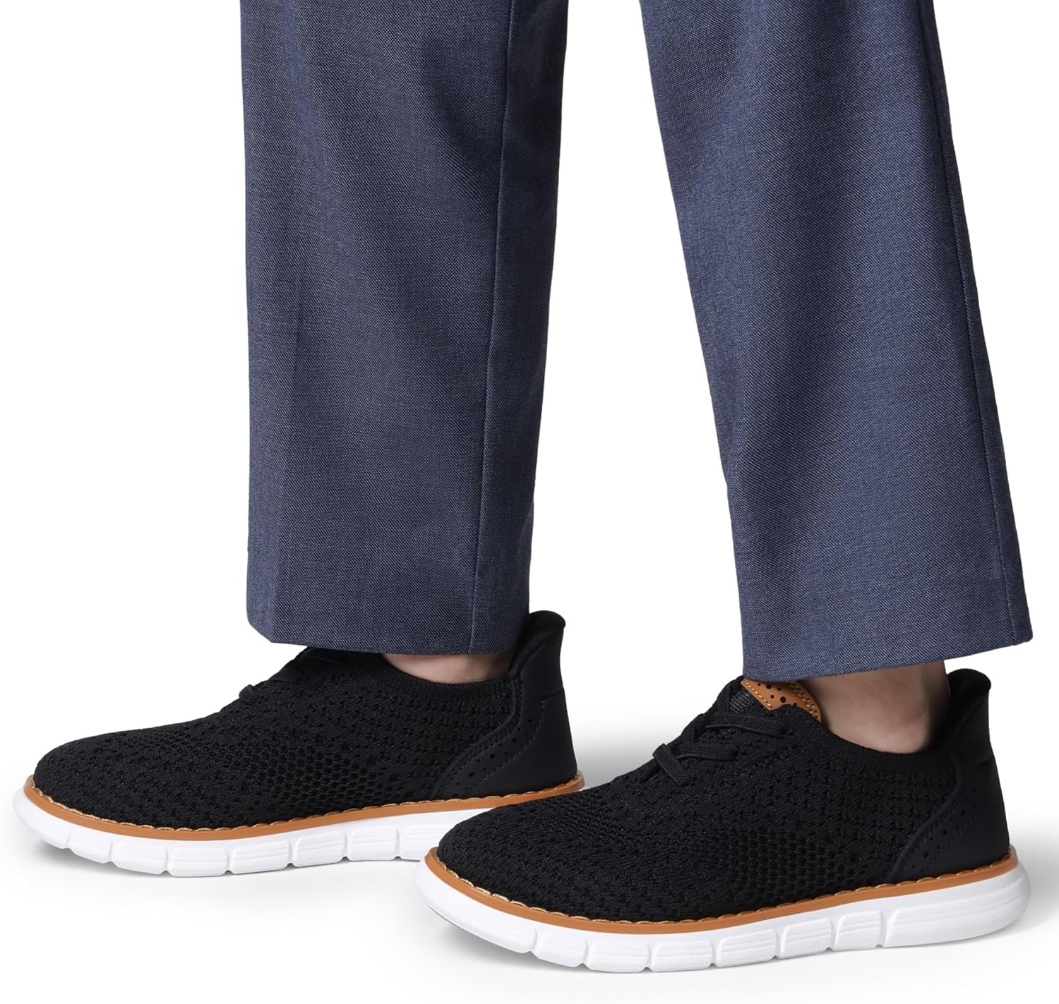 image:imageBruno Marc Boys Mesh Dress Sneakers Oxfords Casual LaceUp Lightweight ShoesBlack