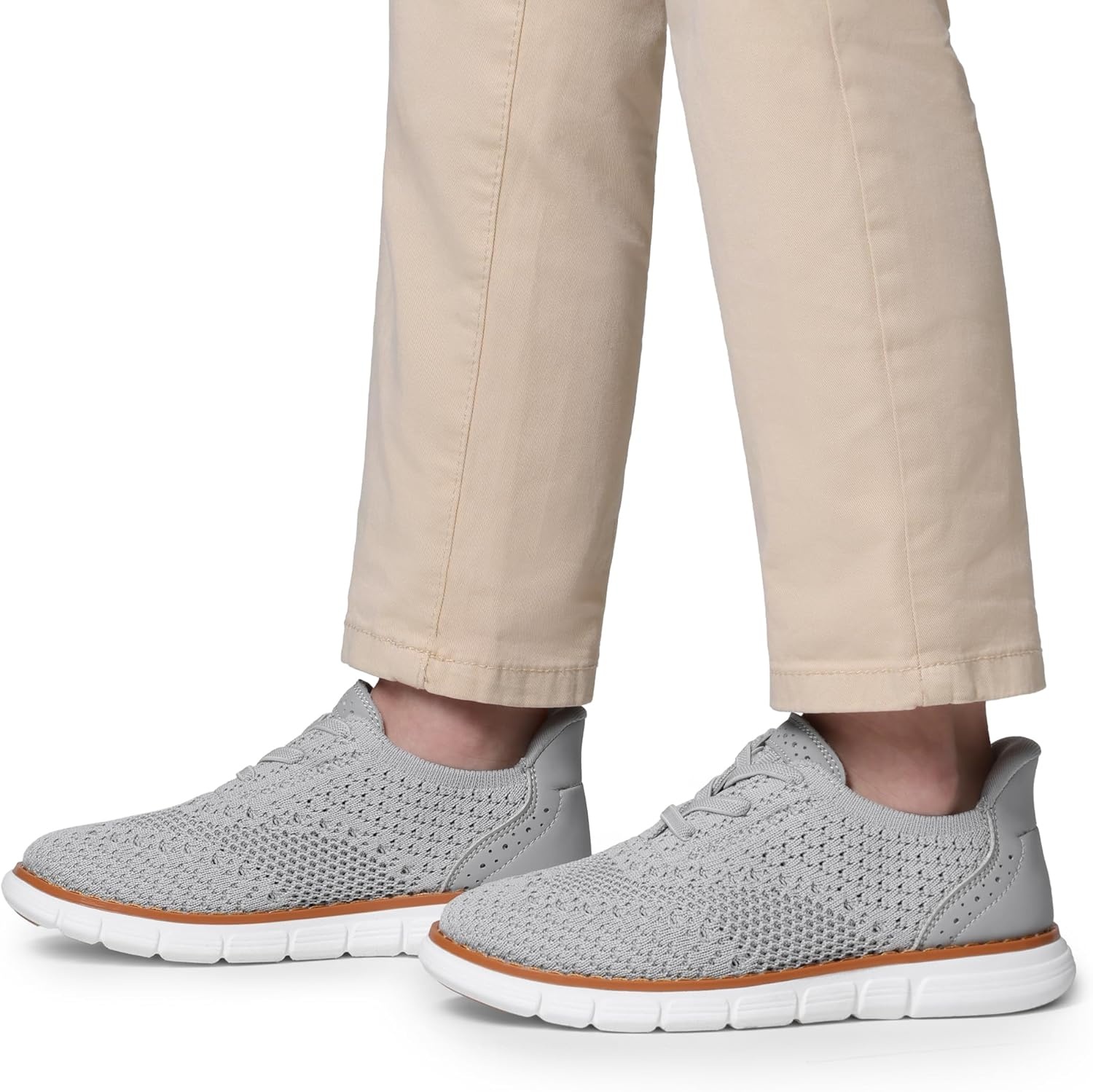 image:imageBruno Marc Boys Mesh Dress Sneakers Oxfords Casual LaceUp Lightweight ShoesGrey
