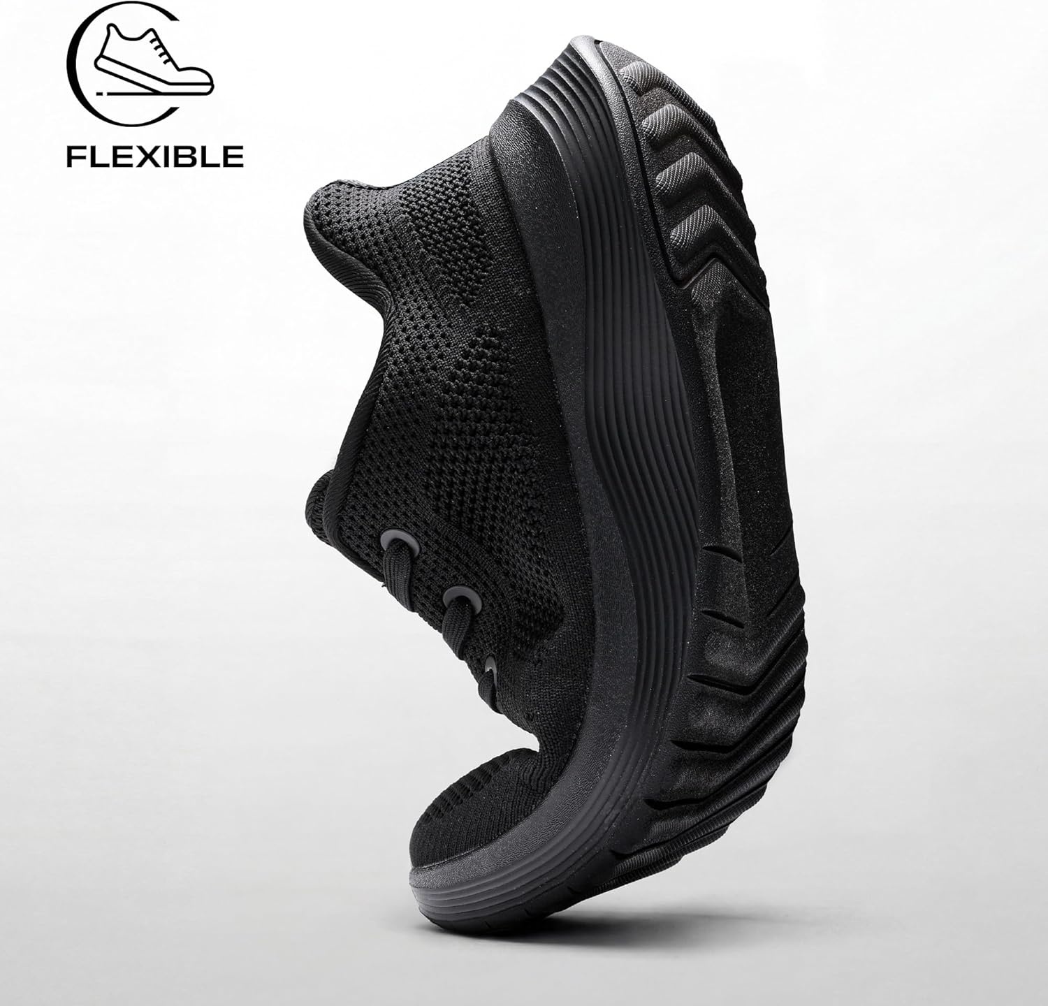 image:imageBruno Marc Mens Slip on Walking Shoes Lightweight Breathable Comfortable Casual SneakersAll Black